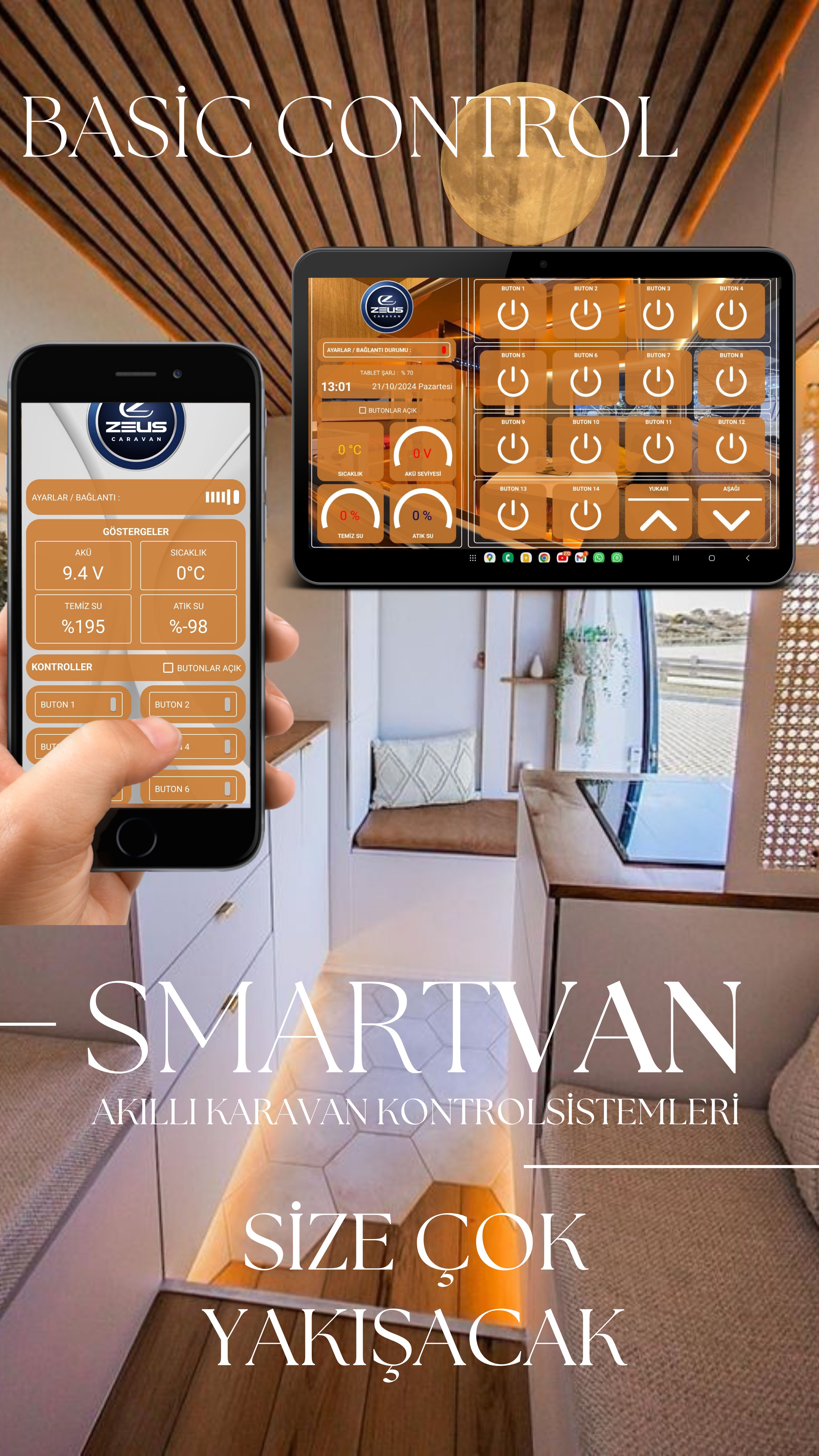 SMARTVAN BASİC AKILLI KARAVAN KONTROL SİSTEMİ